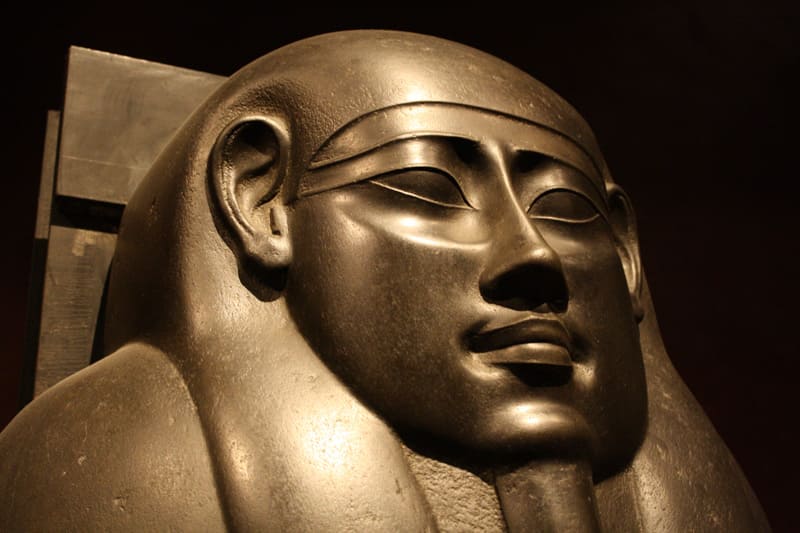 Egyptian-sculpture - -Sarcophagus-Lid-of-Shepmin